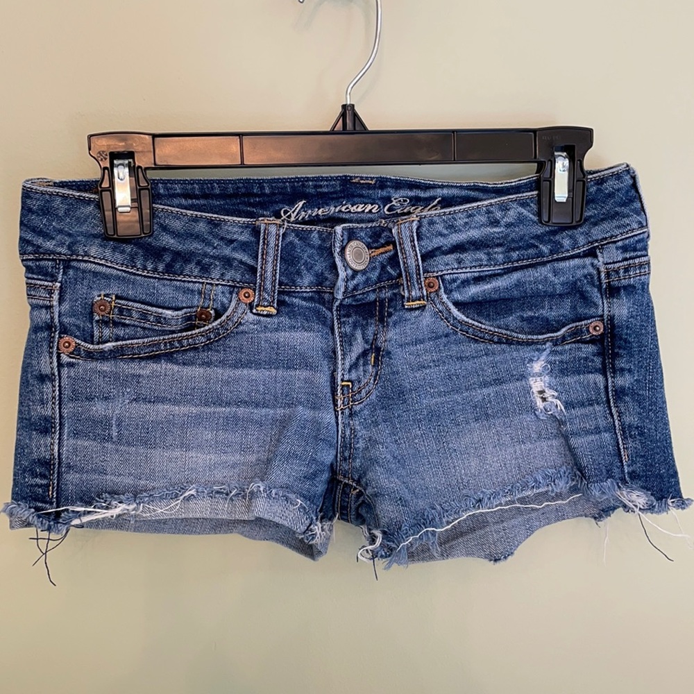 American Eagle denim shorts size 0